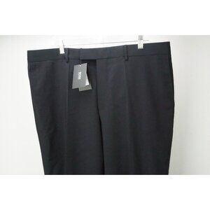 Hugo Boss Parker Dark Blue 100% Wool Mens Pants Trousers Sz 40 NEW